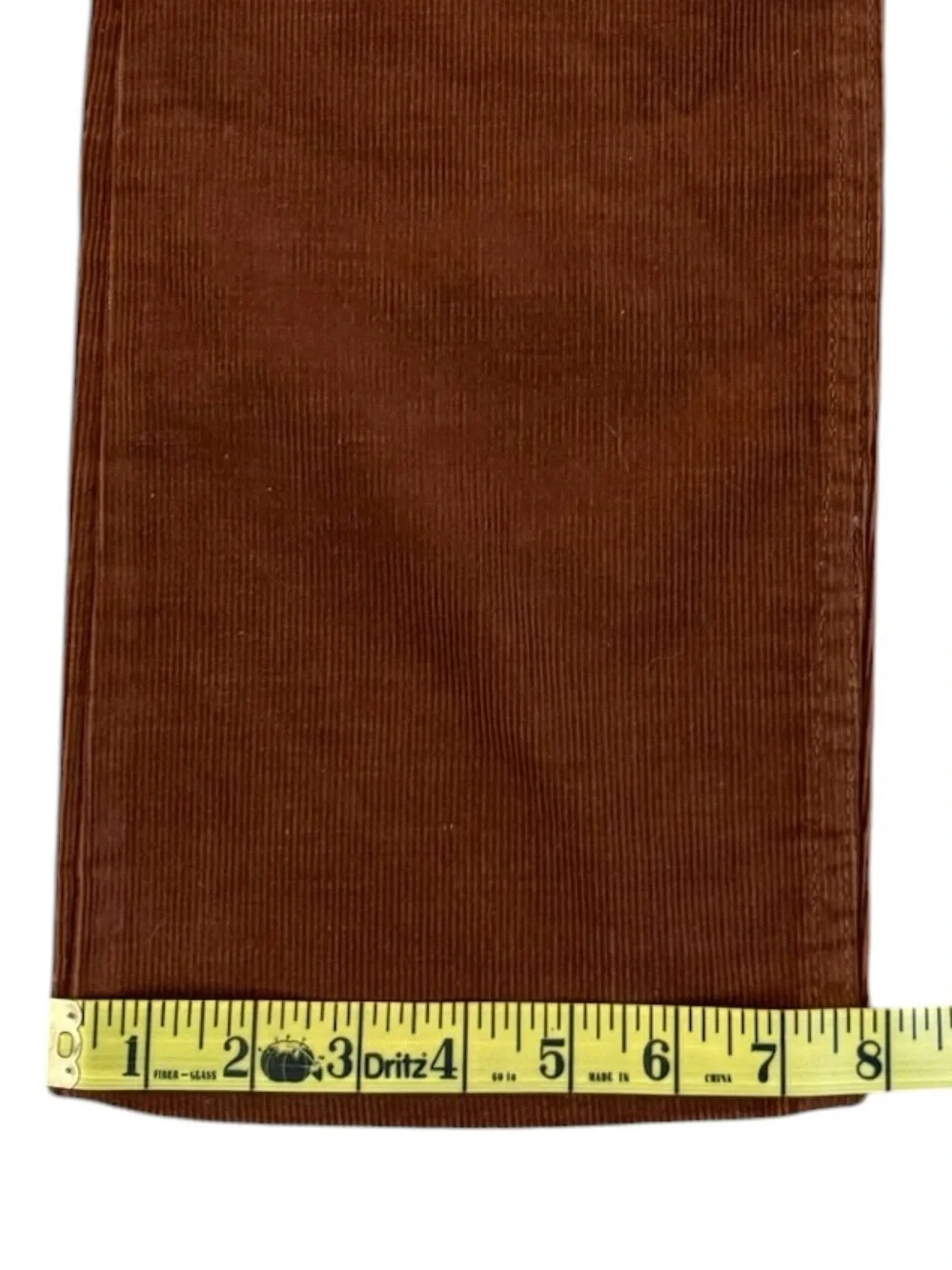 VTG 1980 Levis 519 Corduroy Pants Brown White Tab Straight 32x36 Fits 30x34 USA